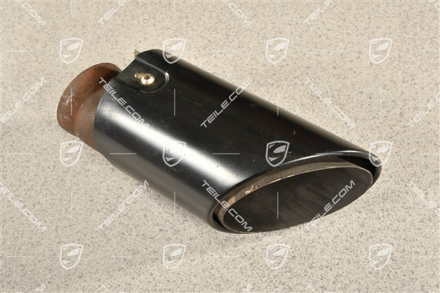 Exhaust system tail pipe, black, outer,  GTS, L