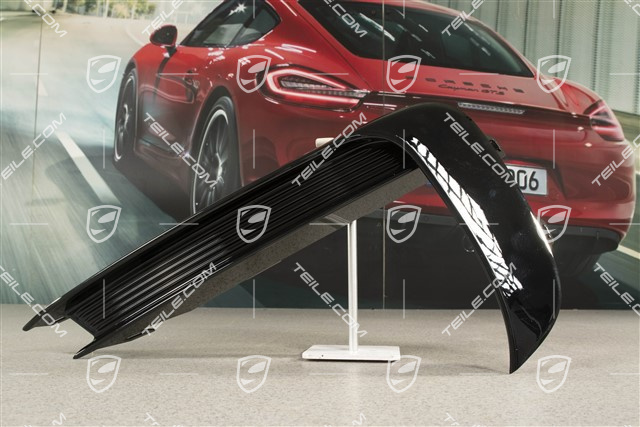 GTS / Sport Design, Front bumper lateral trim cover, Black, L