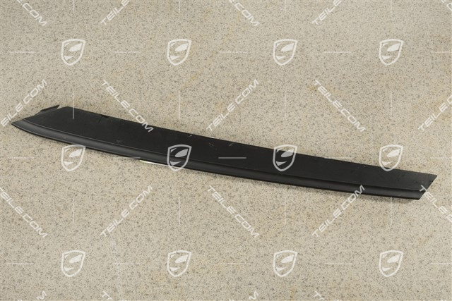 Front bumper disc / trim, Sport Design Package, upper, Black matt, L