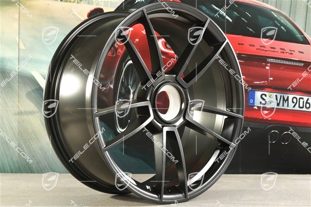 20" Felga Turbo S, 8,5J x 20 ET40, czarny satynowy półmat