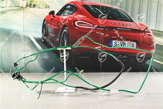 Pressure line, Air suspension, Front, Green, R