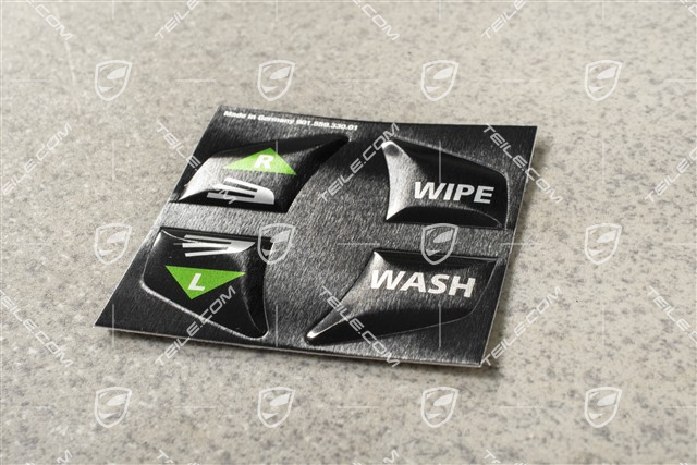 Inscription, Symbol cap for lighting and windscreen washer system