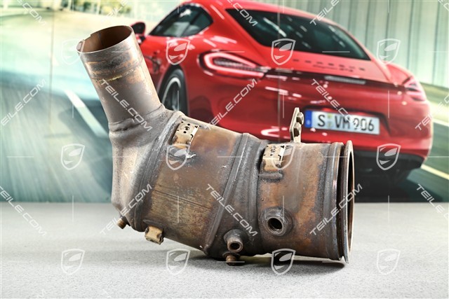 Integrated catalytic converter, with GPF, cyl. 4-6, R