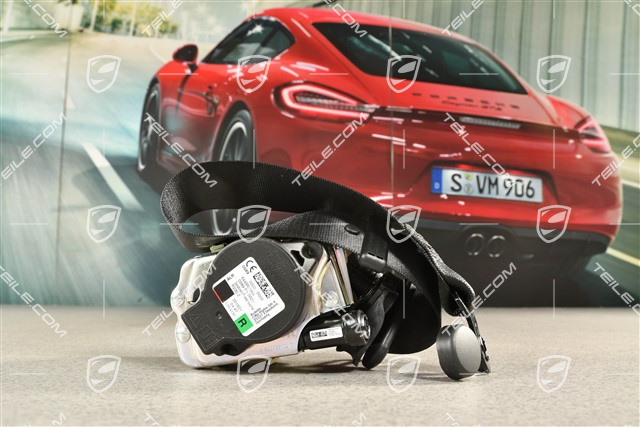 Coupe / Targa, Safety seat belt, Black, USA, R