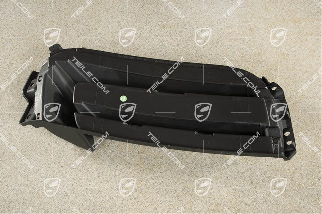 Front bumper Grille / Insert Cover, Black, R