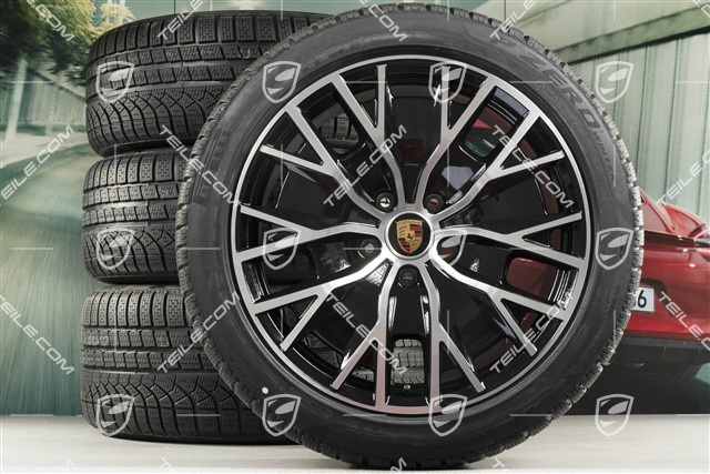 20-inch Turbo S Aero Design winter wheel set, rims 9J x 20 ET54 + 11J x 20 ET60 + NEW Pirelli winter tyres 245/45 R20 + 285/40 R20