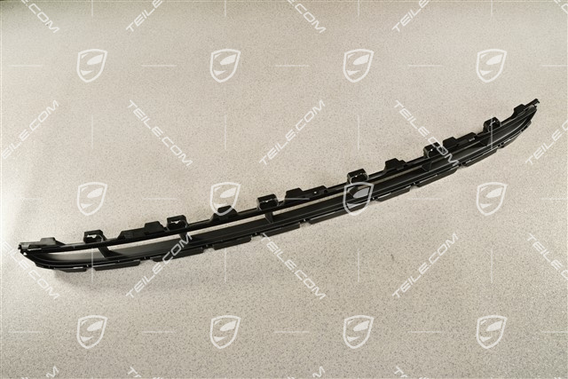 Front bumper Grille, middle, Lower, Black