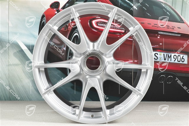 19-inch GT3 wheel, central locking, 12J x 19 ET63, silver