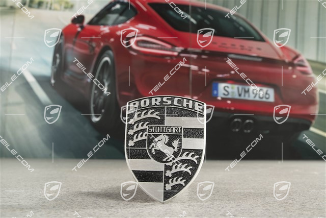 Porsche Wappen für Ansaugverteiler, 928 Bj. 1978 - 1986