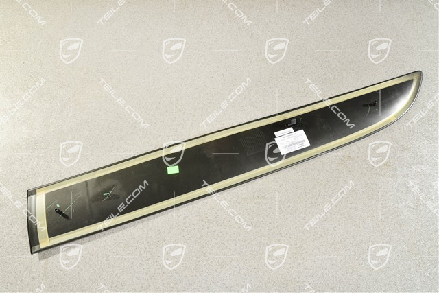 Front door cover / trim, Matt black, R