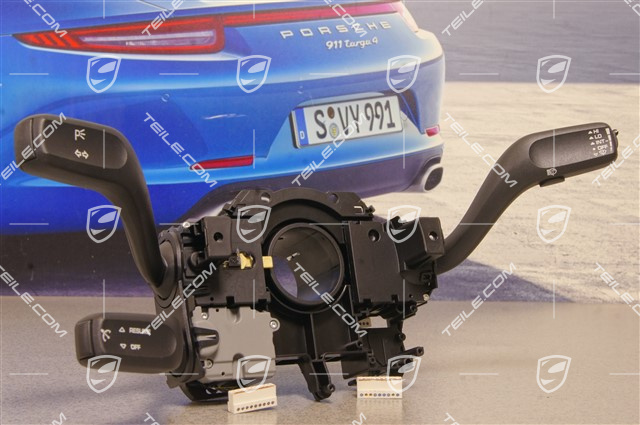 Steering column switch, headlamp washer, automatic speed control, multi-function