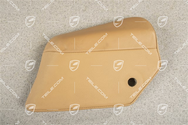 Rücksitzbank Seitenblende, Leder, Sandbeige, L