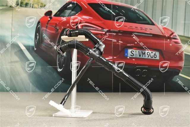 4,8L Turbo / Turbo S, Vent line / breather hose, Oil separator