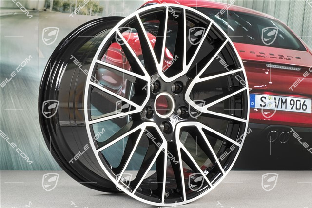 21" Felge Cayenne RS Spyder, 11J x 21 ET58, schwarz hochglanz