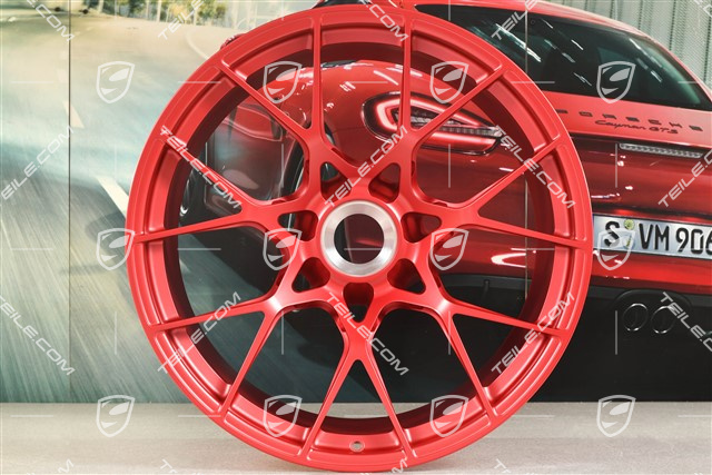 21-inch wheel rim GT3RS, 13J x 21 ET31, Pyro Red