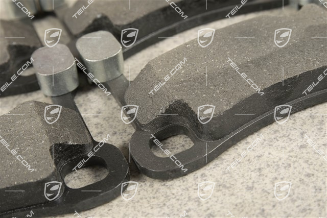 Bremsbeläge, Reparatursatz, HA, 18" Schwarz/Grün