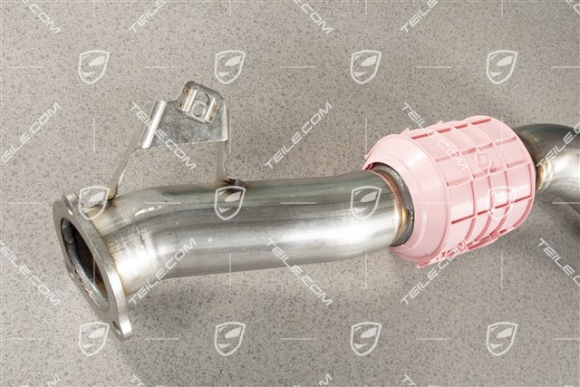 Exhaust pipe with front silencer, V6 BiTurbo 2,9L 324kW, L