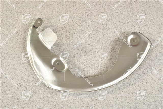 Front axle disc brake protective plate, L