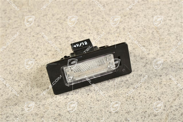 Number plate light, L=R