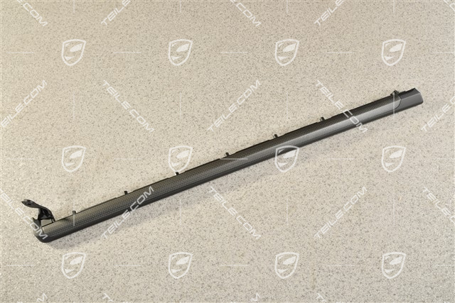 Türverkleidung Zierleiste, Carbon, L