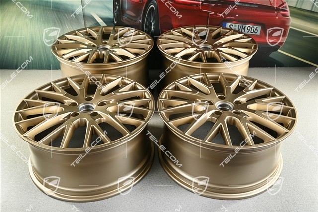 21" Felgensatz Panamera Exclusive Design, 9,5J x 21 ET71 + 11,5J x 21 ET69, neodyme