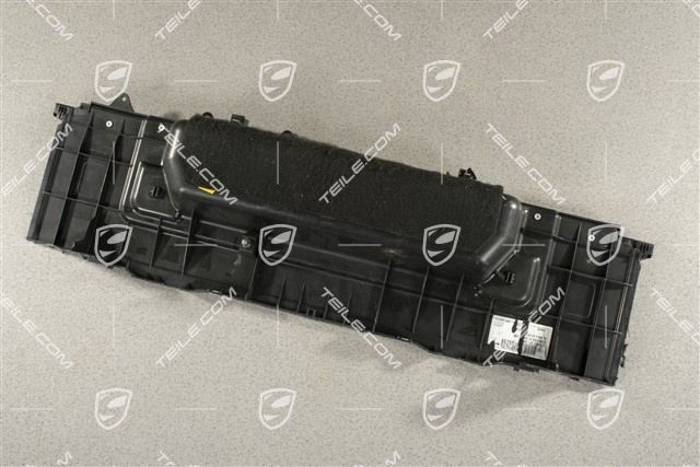 Blende Schlossträger / Schlossabdeckung, Unten, Schwarz