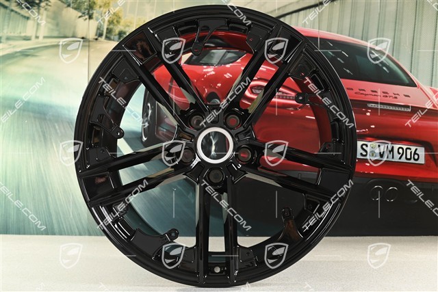 21" Exclusive Design Felge, 11,5J x 21 ET66, schwarz hochglanz, R