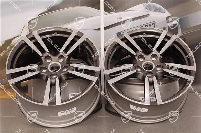 20" Komplet felg Turbo II, 9,5J x 20 ET 65 + 11J x 20 ET68