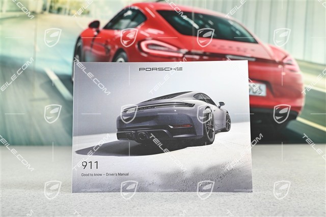 Porsche 911 992.2 Carrera/GTS Driver's Manual/Operating Instructions, English