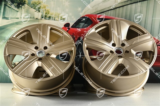 22" Macan Exclusive Design Felgensatz, 9J x 22 ET29 + 11J x 22 ET47, neodyme