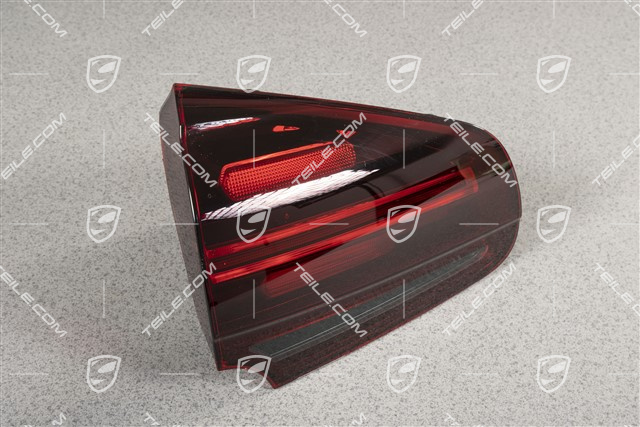 Lampa tylna, część wewnętrzna, facelift, czarna, L