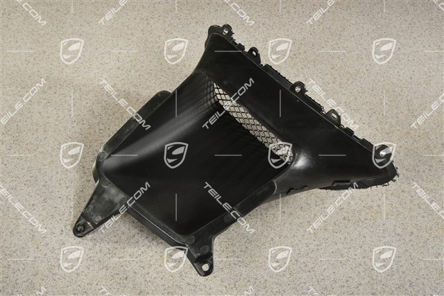 Air guide with grille, L