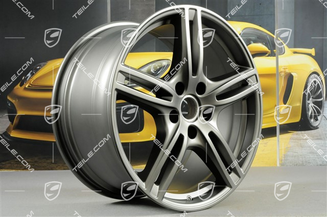 20" komplet felg Turbo, 10,5J x 20 ET71 + 9,5J x 20 ET71, do użytku w zimie, Platinum półmat satyna