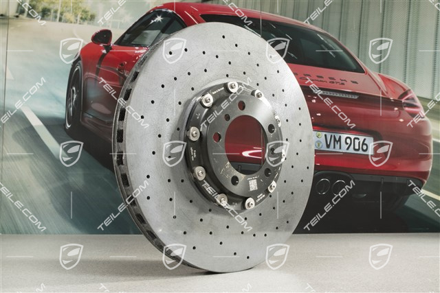 Turbo, PCCB, Keramik Bremsscheibe, Vorne, Schwarz / Gelb Bremssattel, R