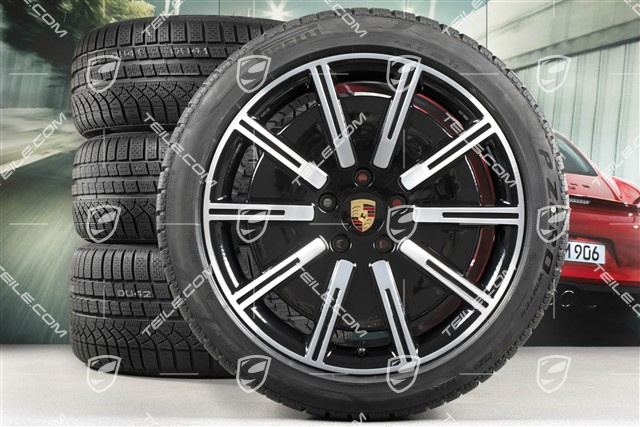 20-inch Sport Aero winter wheel set, rims 9J x 20 ET54 + 11J x 20 ET60, Pirelli winter tyres 245/45 R20 + 285/40 R20