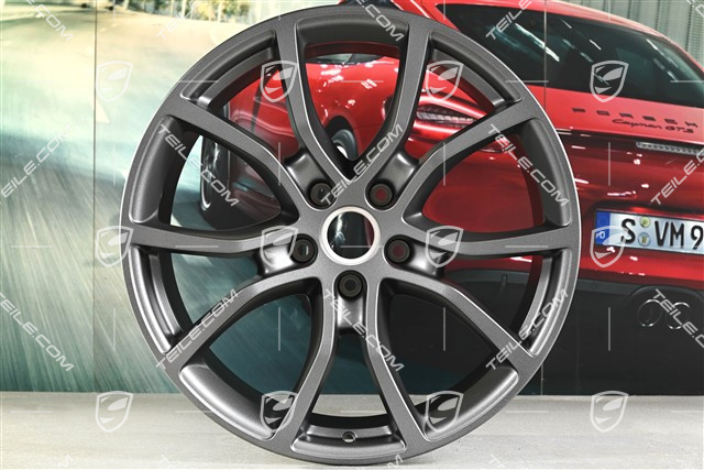 21" Felge Cayenne Exclusive Design, 11J x 21 ET58, vesuvgrau