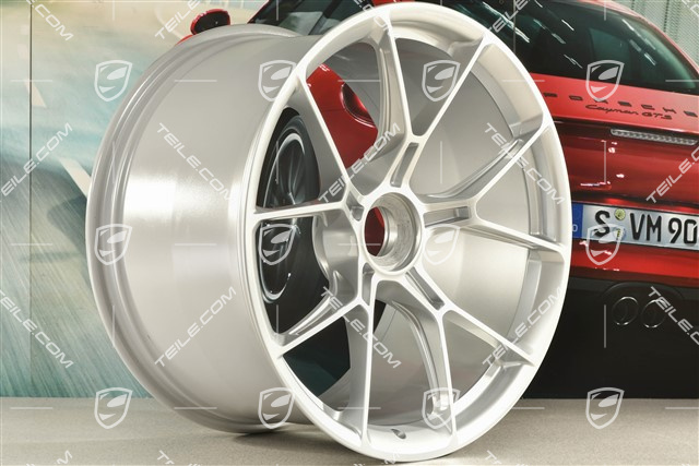 21-inch wheel rim GT3, 12J x 21 ET45, brilliant silver