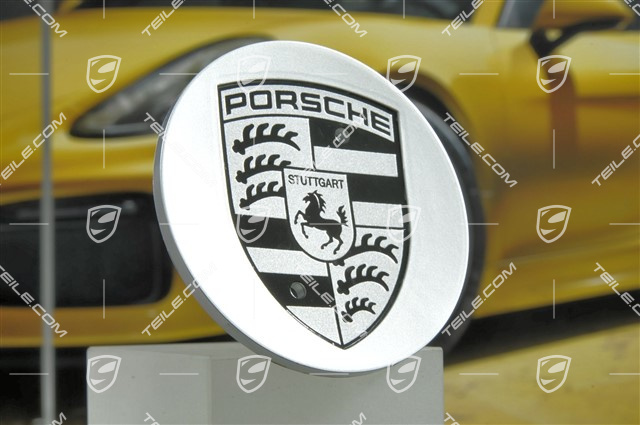 Hub cap, concave, 19-inch Macan Turbo / 19-inch Macan Design, Brilliant chrome finish