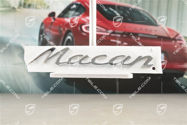 Badge / Emblem "Macan", Chromed