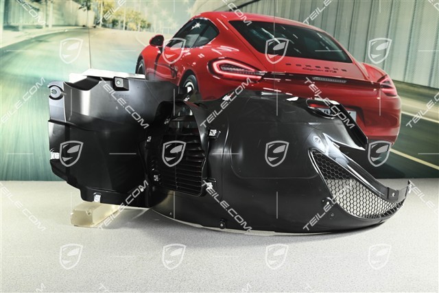 Spyder RS, Front wheel housing liner, front part with grille, L