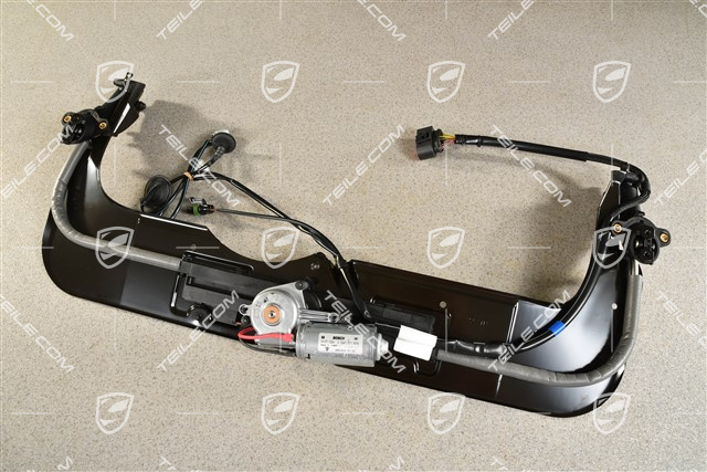 Spoiler drive, rear (engine lid), set incl. 2 x outrigger a. drive, coupé