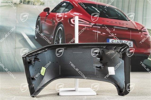 Glove compratment side cover, Leatherette, Black