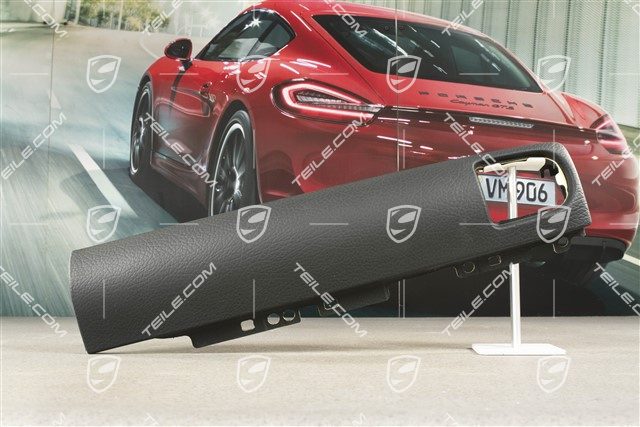 Cover, leatherette, Black