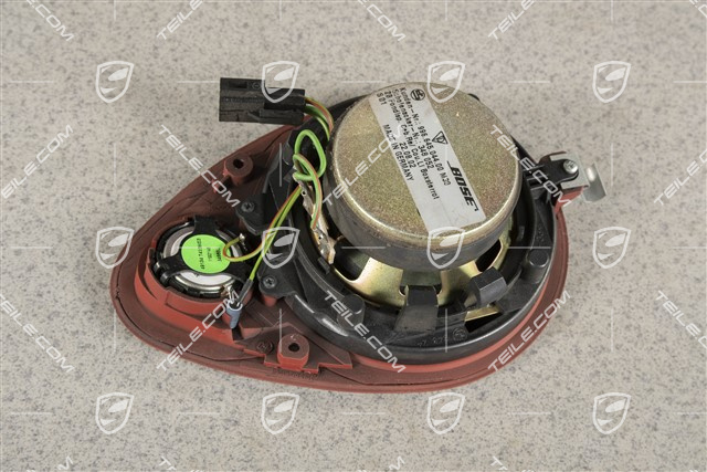 Loudspeaker, BOSE, Boxster red, Convertible, rear, R