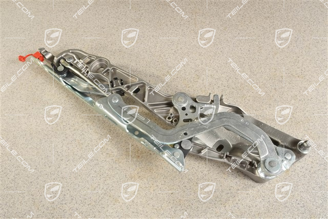 Hinge for convertible roof flap /cover, L