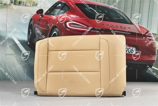 Notsitzrückenlehne / Rücksitz / Rückenlehne, Hinten, Leder, Luxorbeige, Coupe, R