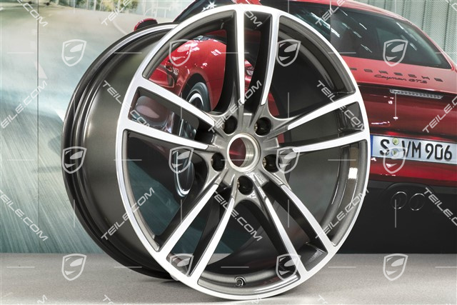 21" Komplet felg Cayenne Turbo, 11J x 21 ET58 + 9,5J x 21 ET46