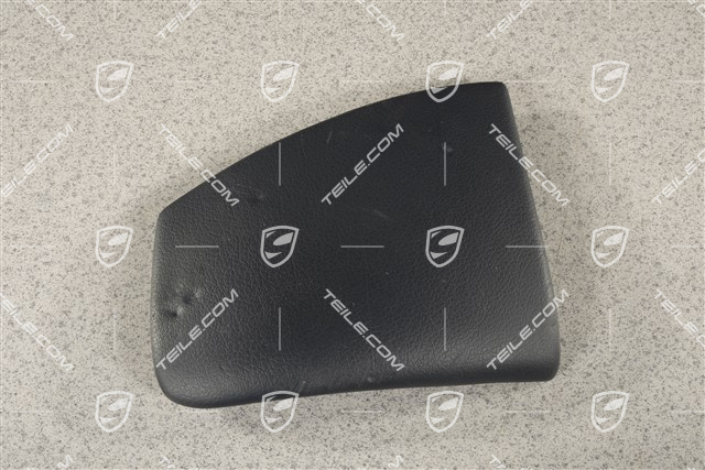 Centre console side trim, leatherette, Metropole blue, L