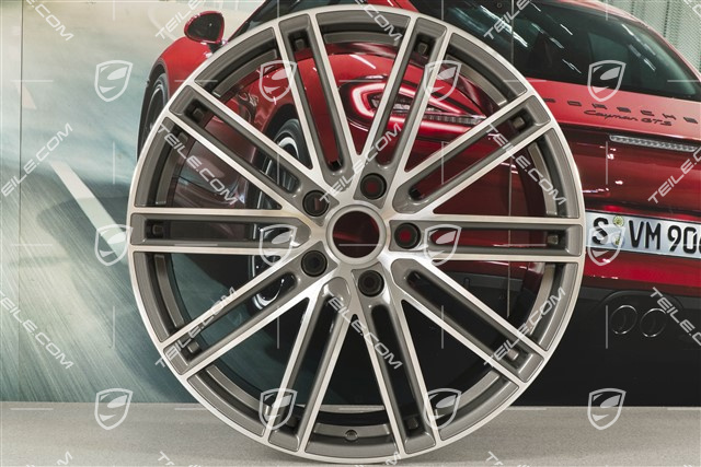 21-inch wheel rim Turbo IV, 11,5J x 21 ET69, Titanium