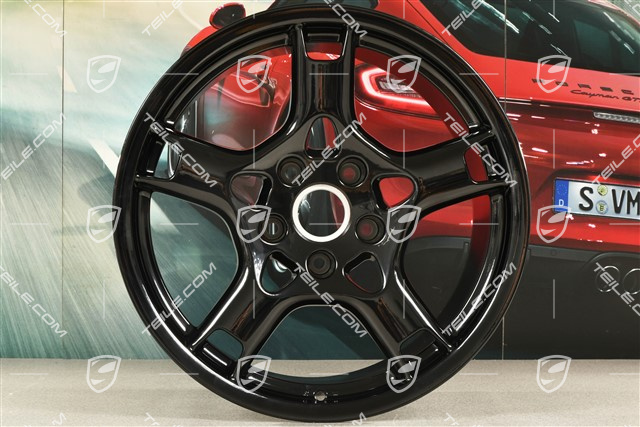 19" Felga Carrera S, S+M, 11J x 19 ET51, czarny wysoki połysk
